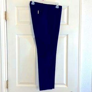 Michael Kors dark blue tailored leg pant size 8.